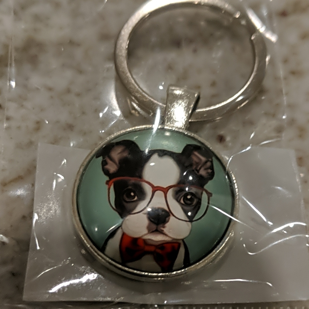 Boston Terrier KeyChain
